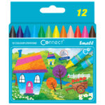 Boje voštane 12boja kartonska kutija Connect blister