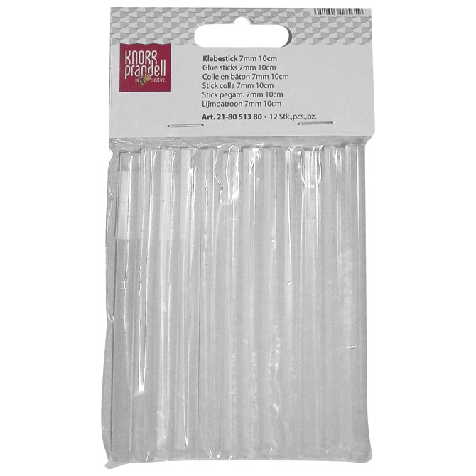 000003512 Ljepilo patrone fi- 7 mmx10 cm pk12 Knorr Prandell 21-8051380 blister - Slika 1