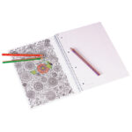 Blok kolegij A4 karo  80L perforacija+4rupe ZENart Floral Brunnen 10-67428 - Slika 3