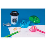 Šiljilo metalno s pvc kutijom 2rupe Miš Brunnen 10-29839 - Slika 3