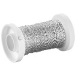 Žica ukrasna srebrna fi-0,25 mmx 50m-špula Knorr Prandell 21-6482902 blister