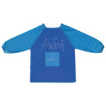 Pregača za likovni s rukavima 43x57 cm Faber-Castell 201203 plava blister