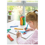 Flomaster školski  33boje u metalnoj kutiji Connector Truck Faber-Castell 155533 - Slika 6