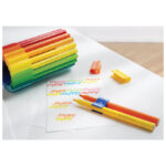 Flomaster školski  33boje u metalnoj kutiji Connector Truck Faber-Castell 155533 - Slika 7