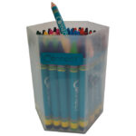 Boje voštane 60boja pvc čaša Connect - Slika 2