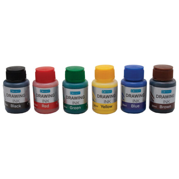 Tuš za crtanje 30mlx6boja C-30/6 Connect