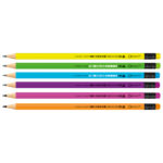 Olovka grafitna HB trokutasta s gumicom Fluo u čaši pk72 Connect sortirano - Slika 2