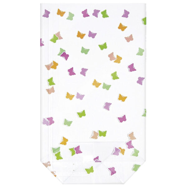 Vrećice ukrasne celofan 11,5x19 cm s leptirićima pk10 Heyda 20-30892 41 prozirne