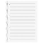 Obrazac školski teka notna-spirala A4 50L Premium Brunnen 10-67144 metalik ljubičasti - Slika 2