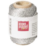 Špaga ukrasna metalik fi-1,5 mm/20m Knorr Prandel 21-6266170 srebrna