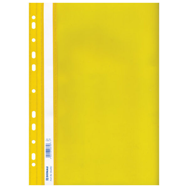 Fascikl mehanika euro pp A4 uložni Donau 1704001PL-11 žuti