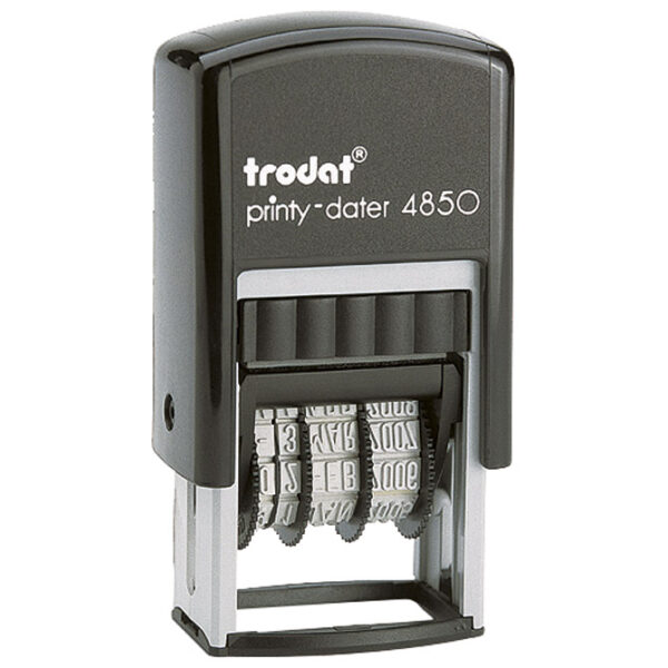 Printy-Datumar H-3,8 mm+tekst ploča 25x5 mm Trodat 4850