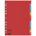 Pregrada kartonska A4 kolor 12listova Economy Esselte 100202