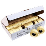 Etikete u roli 26x16 mm odljepljive oble dvoredne pk36 Printex bijele