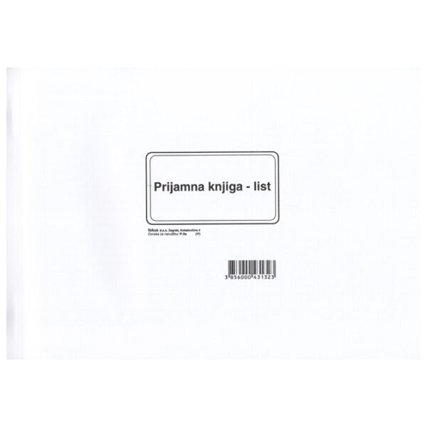 Obrazac P-3a  prijamna knjiga A4-preporučene pošiljke Fokus