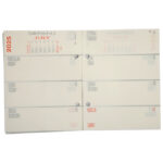 Uložak za stolni kalendar - standardne rupe 7 cm-tjedni Tobi