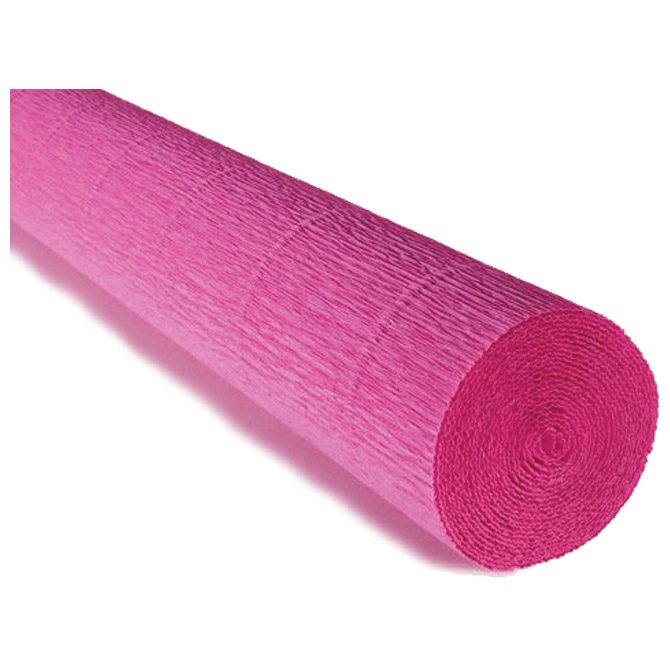 000004739 Papir krep 180g 50x250 cm Cartotecnica Rossi 570 tamnorozi - Slika 1