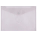 Kuverte s gumbom A4 pp Donau 8544001PL-02 prozirne boja dima