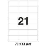 Etikete ILK  70x41 mm pk100L Markin 210C523