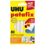 Ljepilo-jastučići 65g 80x Patafix UHU 48810 bijelo blister