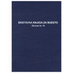 Obrazac B-142a dostavna knjiga za mjesto Fokus