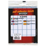 Etikete slep  22x17 mm pk10L Markin 10018 blister
