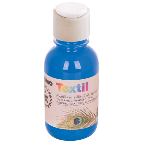 Boja tempera za tekstil 125ml Primo 410TX125501 plava cyan