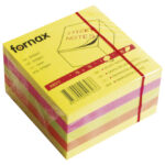 Blok samoljepljiv kocka 75x75 mm 450L Fornax neon