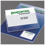 Etui samoljepljiv za vizitke  95x60 pk10 3L.(Djois)10111 blister - Slika 2