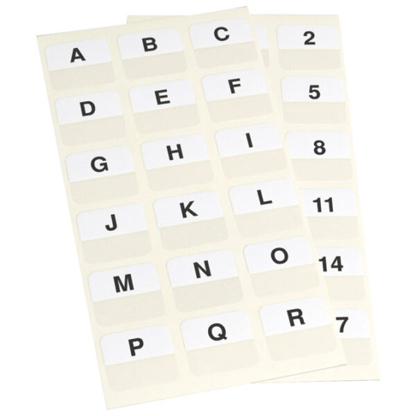 Zastavica 25x12 mm A-Z pk72 3L.10517 bijela blister!!