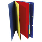 Mapa za odlaganje spisa  7 pregrada s gumicom karton Exacompta 54072E plava - Slika 2