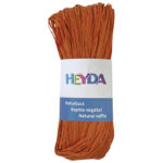 Rafija prirodna 50g Heyda 20-48877 94 narančasta