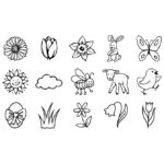 Žig s motivom proljetni+jastučić pk15 Heyda 20-48884 84 - Slika 2