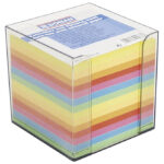 Blok kocka pvc  9,5x9,5 cm s papirom u boji intenzivnoj Donau 7492001PL-99 - Slika 2