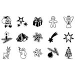 Žig s motivom novogodišnji+jastučić pk15 Heyda 20-48884 80 - Slika 2