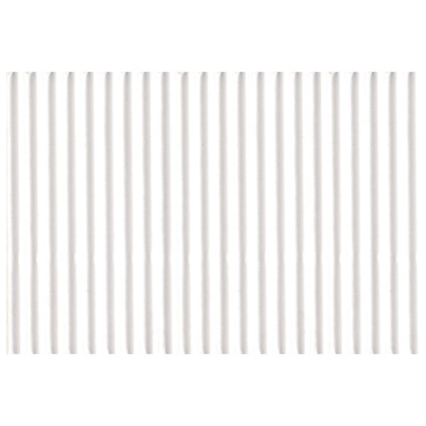 Papir ukrasni dvoslojni rebrasti B2 pk10 300g Heyda 20-47132 00 bijeli