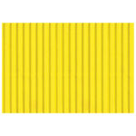 Papir ukrasni dvoslojni rebrasti B2 pk10 300g Heyda 20-47132 15 limun žuti