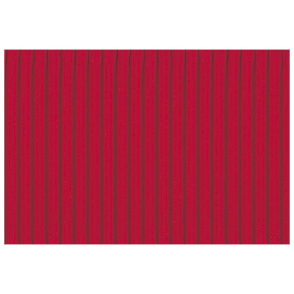 Papir ukrasni dvoslojni rebrasti B2 pk10 300g Heyda 20-47132 24 crveni