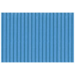 Papir ukrasni dvoslojni rebrasti B2 pk10 300g Heyda 20-47132 33 svijetloplavi