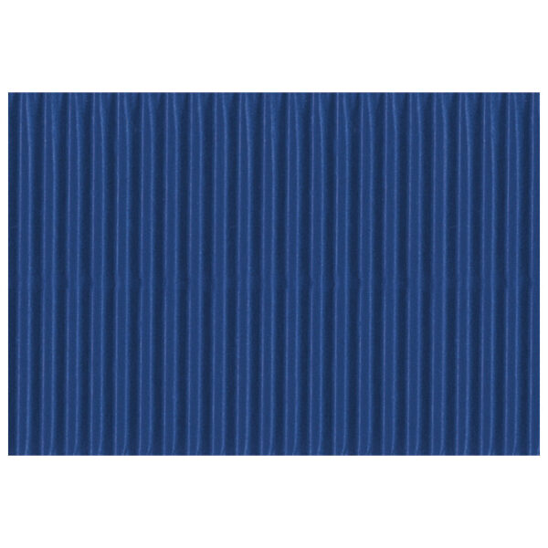Papir ukrasni dvoslojni rebrasti B2 pk10 300g Heyda 20-47132 35 plavi