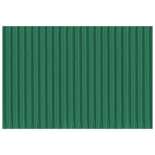 Papir ukrasni dvoslojni rebrasti B2 pk10 300g Heyda 20-47132 57 zeleni