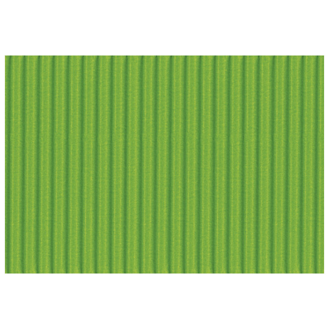 000007288 Papir ukrasni dvoslojni rebrasti B2 pk10 300g Heyda 20-47132 53 svijetlozeleni - Slika 1