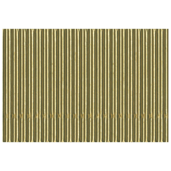 Papir ukrasni dvoslojni rebrasti B2 pk10 300g Heyda 20-47132 91 zlatni