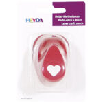 Bušač 1 rupa mala-srce Heyda 20-36874 21 blister - Slika 2