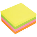 Blok samoljepljiv kocka 50x50 mm 240L Global Notes 5658-39 neon sortirano - Slika 2