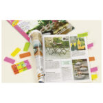 Zastavica 20x50 mm 4bojex50L papir Marker notes Tesa 56691 neon mix - Slika 2