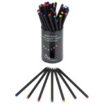 Olovka grafitna HB Diamond (sortirane boje vrha) Brunnen 10-27328 crna