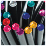 Olovka grafitna HB Diamond (sortirane boje vrha) Brunnen 10-27328 crna - Slika 2