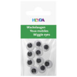 Oči pomične 10 mm samoljepljive pk10 Heyda 20-48881 10 blister