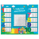 Mapa stolna pvc 50x40 cm Tablica množenja Connect